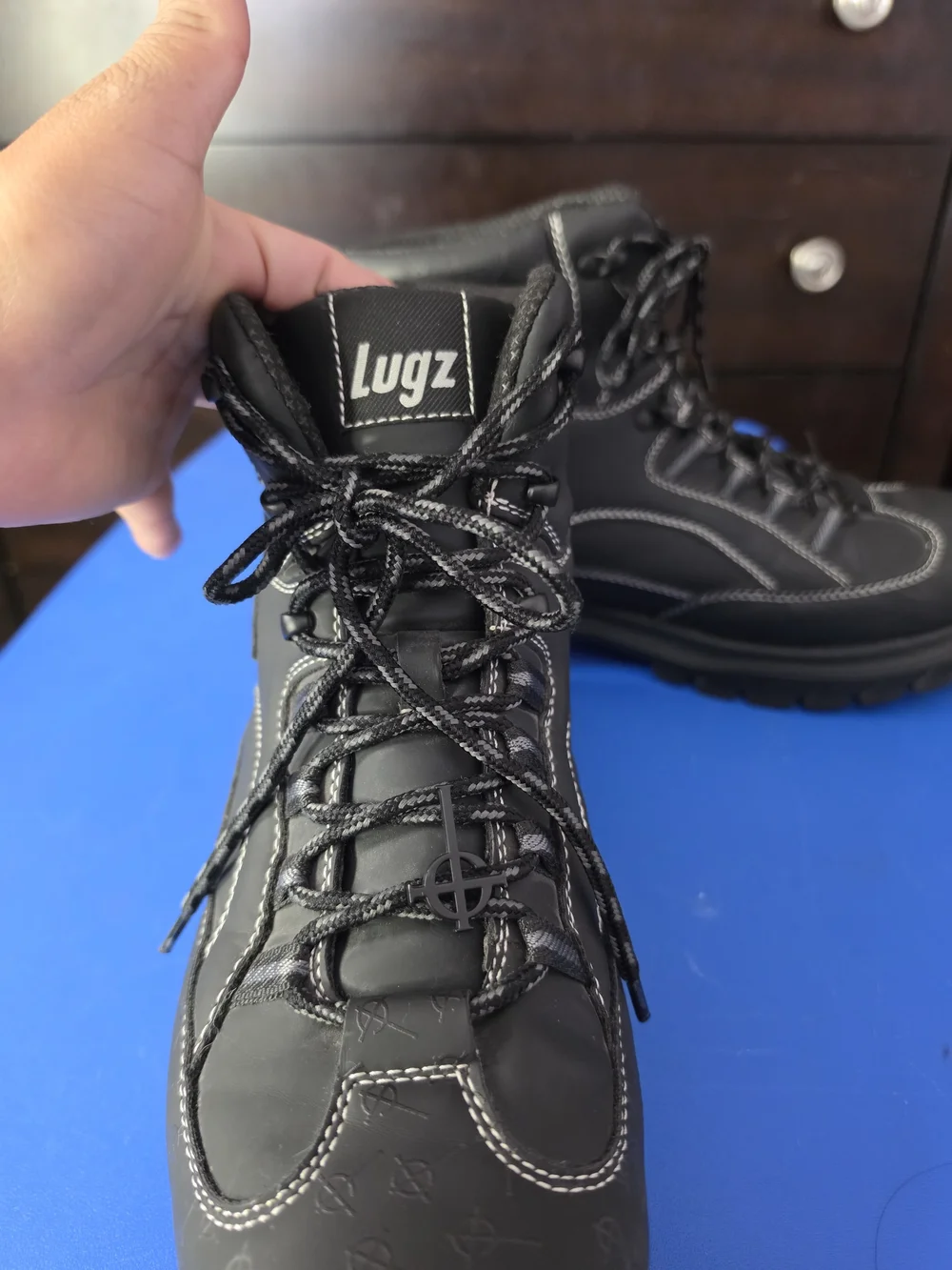 Lugz Men's Black Hiking Boots
